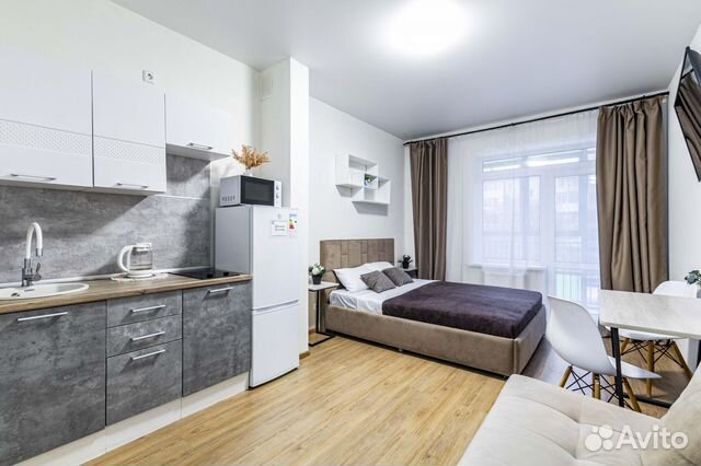 

Квартира-студия, 35 м², 2 кровати