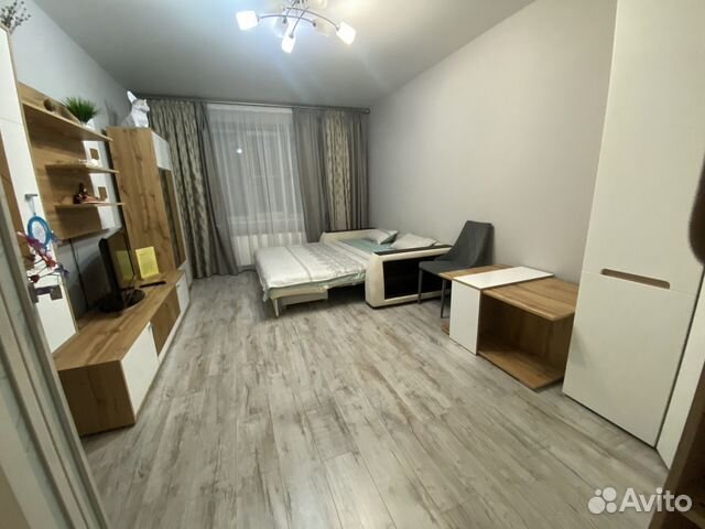 

1-к. квартира, 42 м², 2 кровати