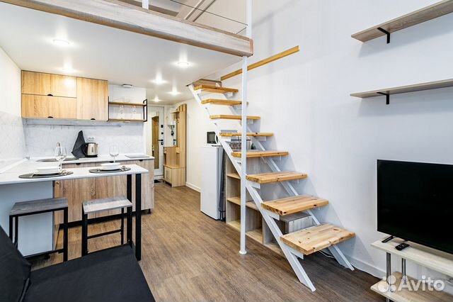 

Квартира-студия, 25 м², 2 кровати