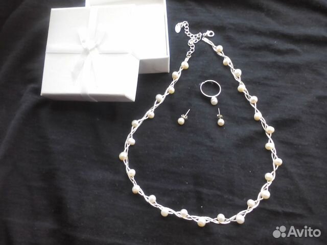 Набор украшений жемчуг