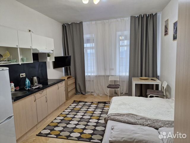 

Квартира-студия, 30 м², 2 кровати