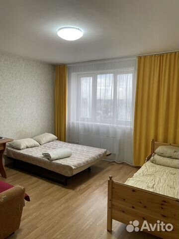 

1-к. квартира, 38 м², 3 кровати