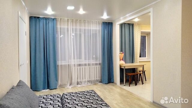 

2-к. квартира, 43 м², 2 кровати