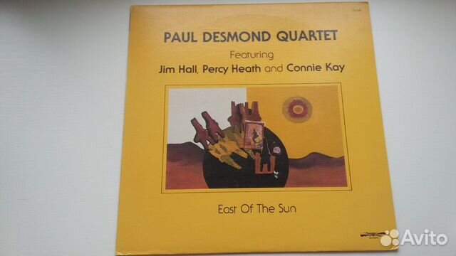 Paul Desmond "East of the sun" 1981 винил джаз USA.