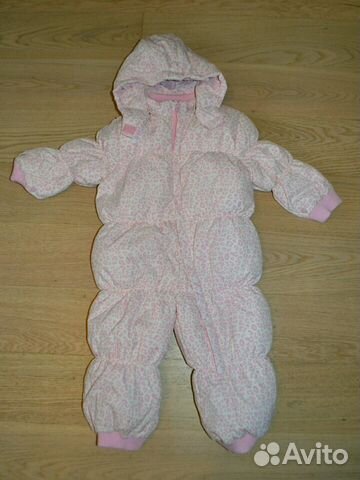 Новый пуховый комбинезон, Baby go, 86