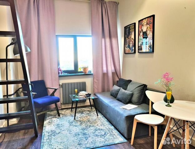 

Квартира-студия, 37 м², 2 кровати