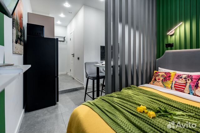 

Квартира-студия, 18 м², 1 кровать