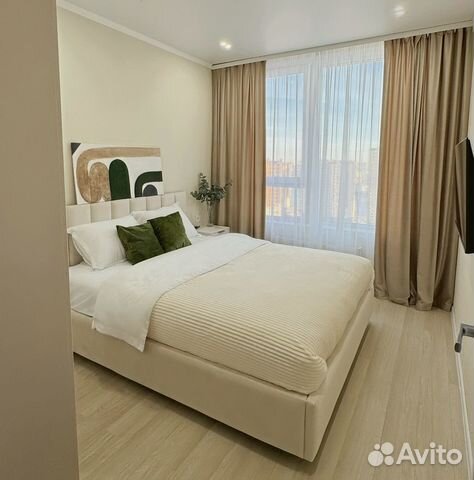 

1-к. квартира, 45 м², 2 кровати