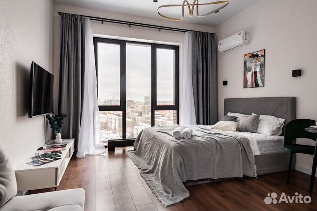 

Квартира-студия, 30 м², 3 кровати