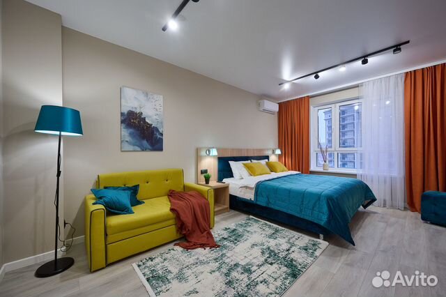 

1-к. квартира, 40 м², 3 кровати