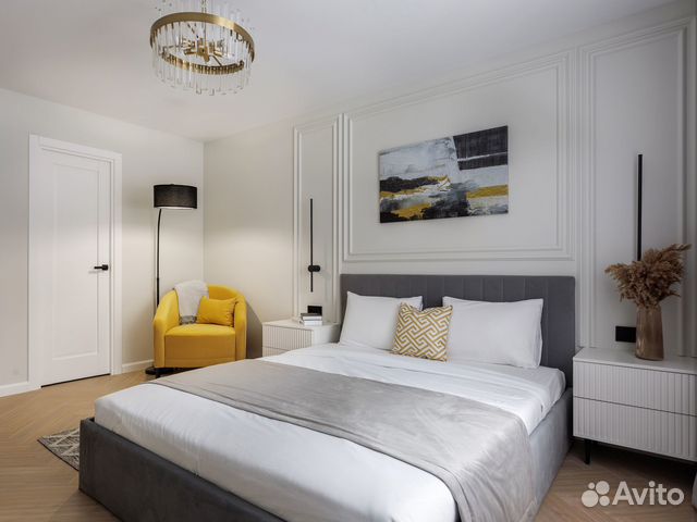 

1-к. квартира, 45 м², 2 кровати