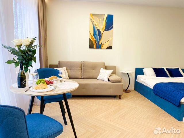 

Квартира-студия, 30 м², 2 кровати