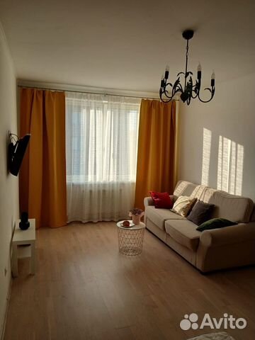 

1-к. квартира, 43 м², 2 кровати