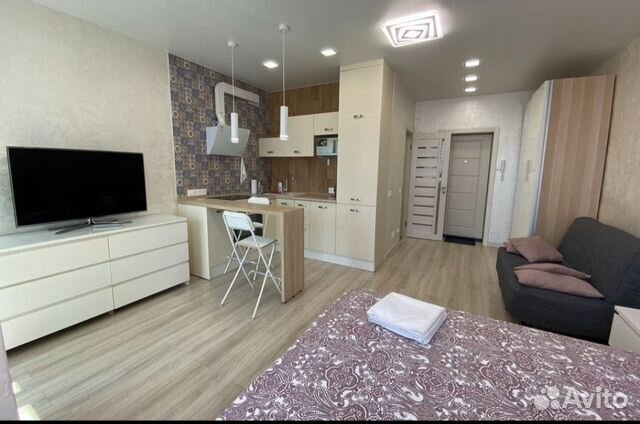 

Квартира-студия, 42 м², 2 кровати