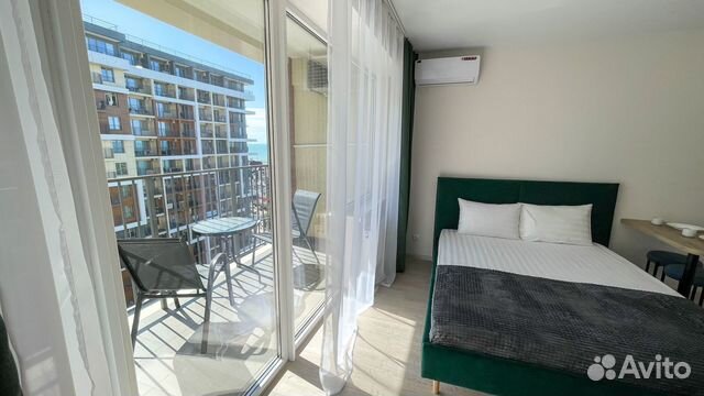 

Квартира-студия в апарт-отеле, 28 м², 3 кровати