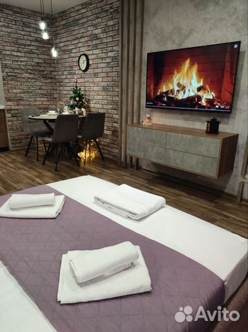 

Квартира-студия, 33 м², 2 кровати