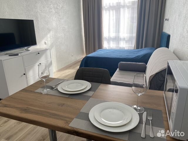 

Квартира-студия, 27 м², 2 кровати