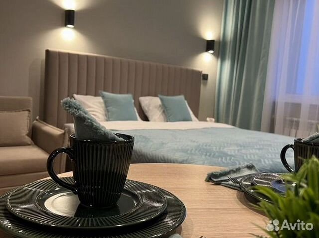 

Квартира-студия, 21,5 м², 2 кровати