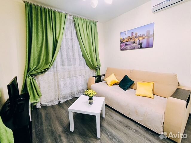 

1-к. квартира, 38 м², 2 кровати