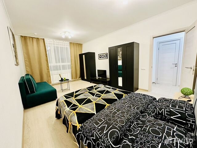 

1-к. квартира, 42 м², 2 кровати