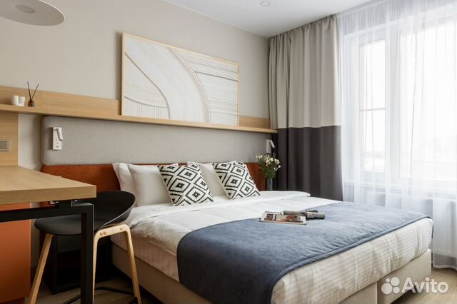 

Квартира-студия, 27 м², 1 кровать
