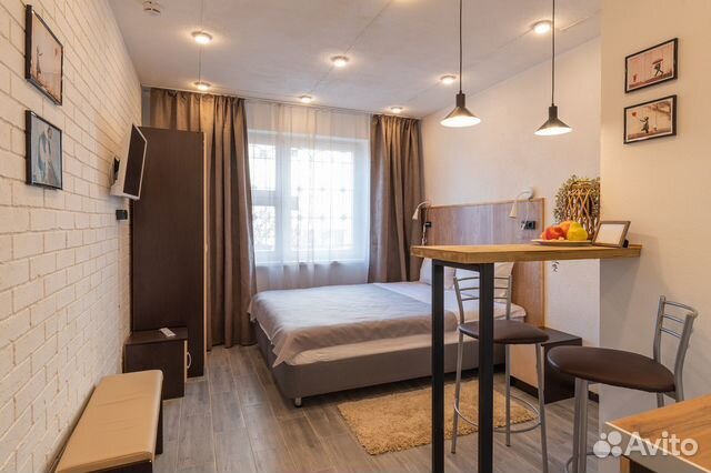 

Квартира-студия, 25 м², 2 кровати