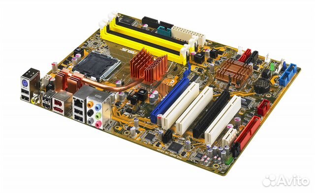 Intel P35 Asus P5K Socket 775 ATX 4xDDR2 (до 8 Гб)