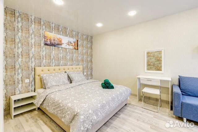 

1-к. квартира, 34 м², 2 кровати