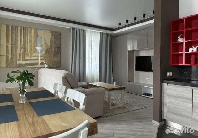 

1-к. квартира, 75 м², 2 кровати