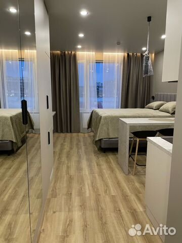 

Квартира-студия, 27 м², 1 кровать