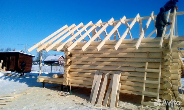 Сруб 6-6 с выпуском 2м