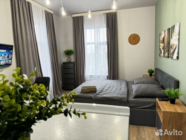 

Квартира-студия, 27 м², 1 кровать