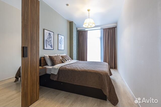 

1-к. квартира, 60 м², 2 кровати