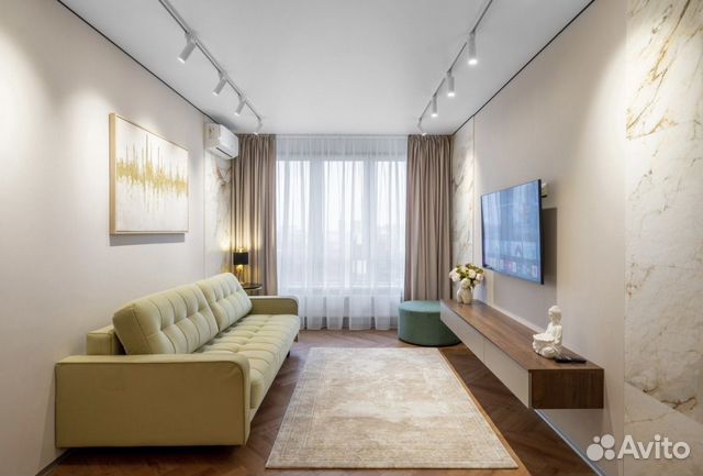 

1-к. квартира, 51 м², 2 кровати