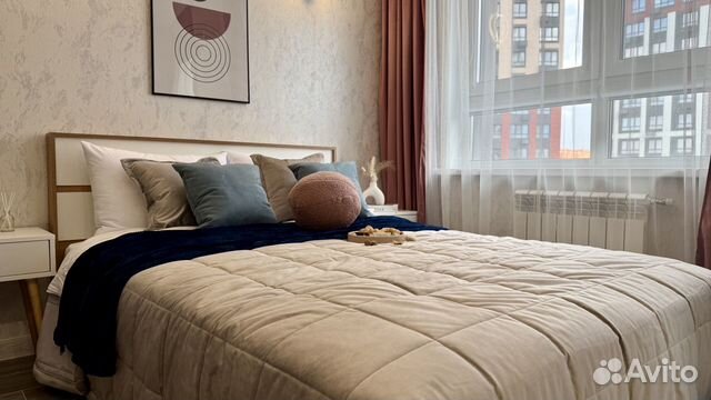 

Квартира-студия, 28 м², 2 кровати