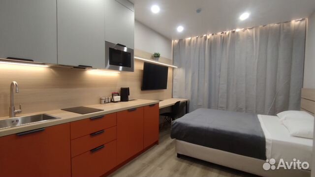 

Квартира-студия в апарт-отеле, 20 м², 1 кровать