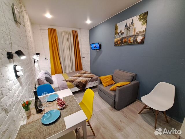 

Квартира-студия, 19 м², 2 кровати