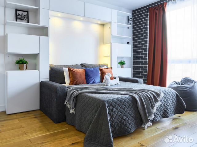 

Квартира-студия, 32 м², 1 кровать