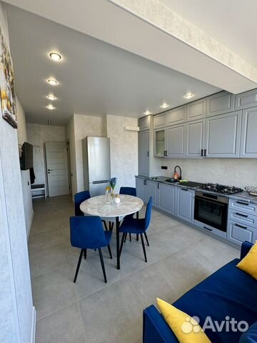 

1-к. квартира, 44 м², 2 кровати