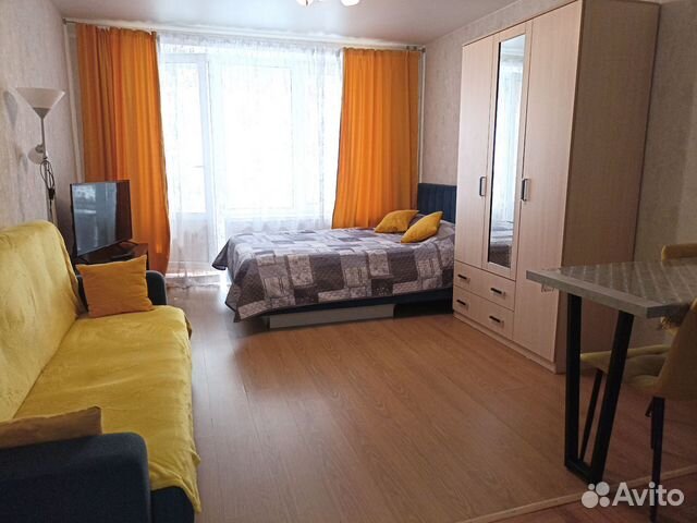 

Квартира-студия, 27 м², 2 кровати
