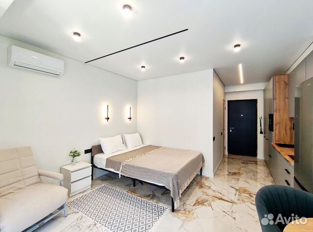 

Квартира-студия, 30 м², 2 кровати