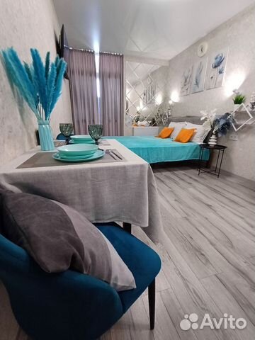 

Квартира-студия, 30 м², 2 кровати