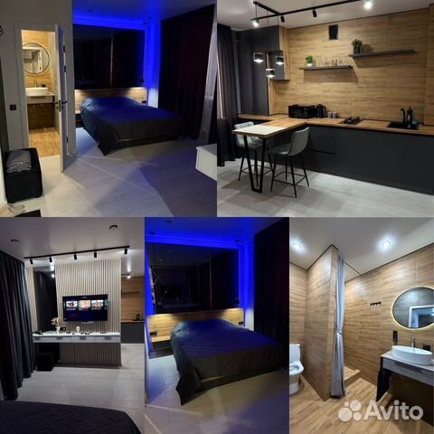 

Квартира-студия, 35 м², 1 кровать
