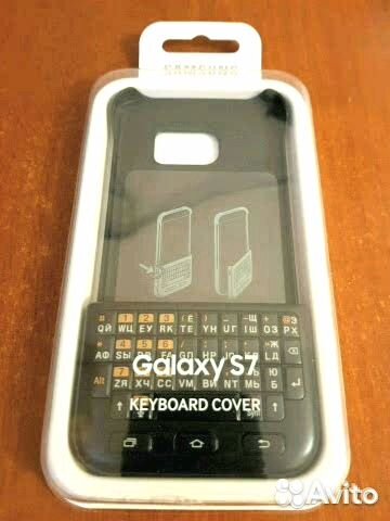 Чехол-клавиатура для Galaxy S7 Keyboard Cover нов
