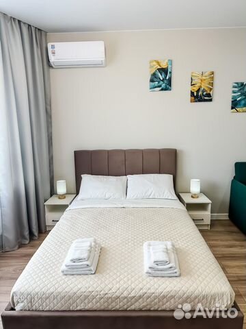 

Квартира-студия, 27 м², 2 кровати