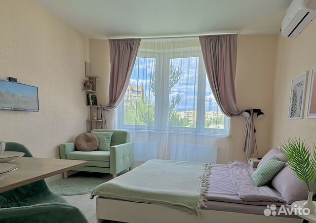 

Квартира-студия, 20 м², 2 кровати