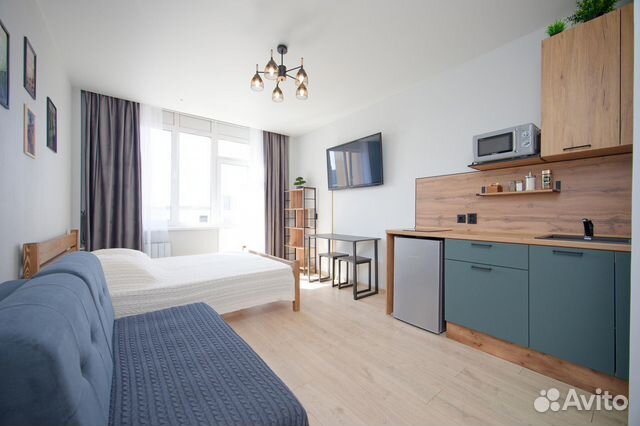 

Квартира-студия, 30 м², 2 кровати