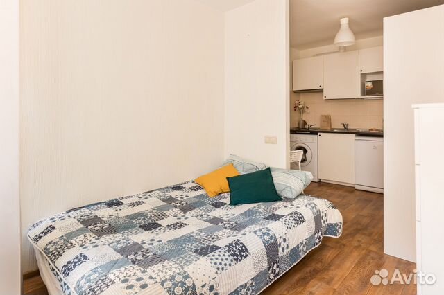 

Квартира-студия в апарт-отеле, 25 м², 1 кровать
