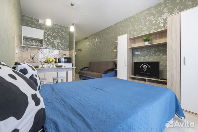 

Квартира-студия, 24 м², 2 кровати
