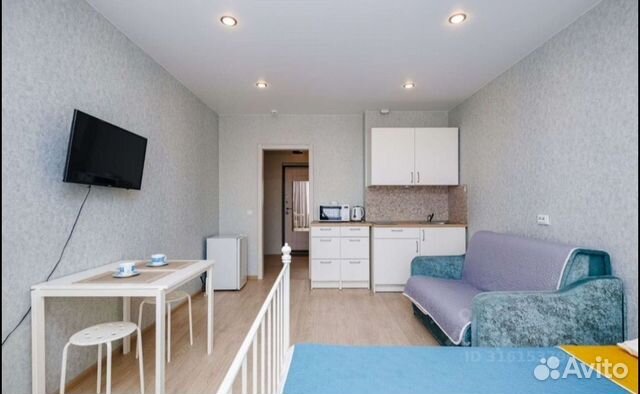 

Квартира-студия, 28 м², 2 кровати
